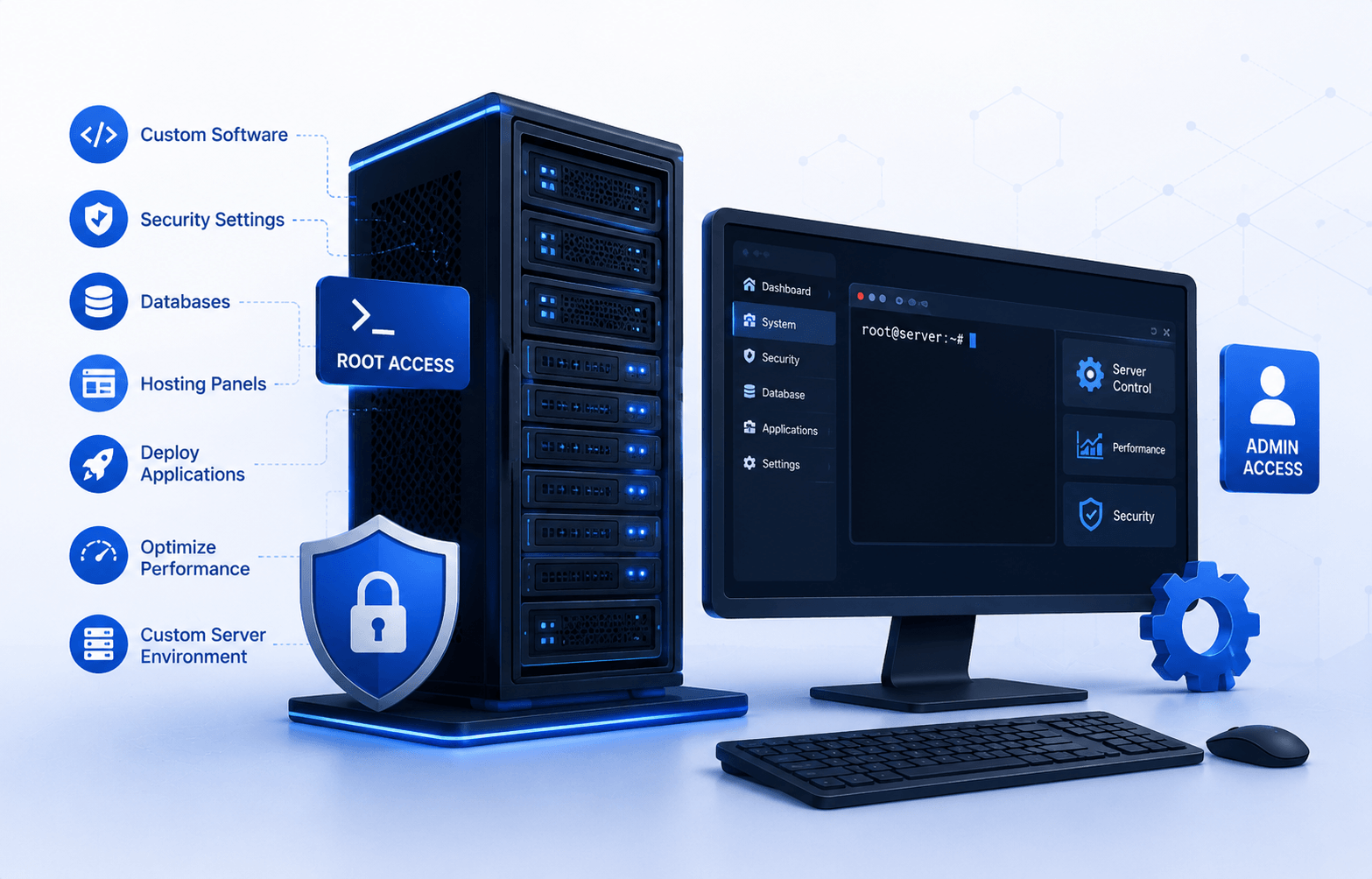 Full Root Access & Complete Server Control